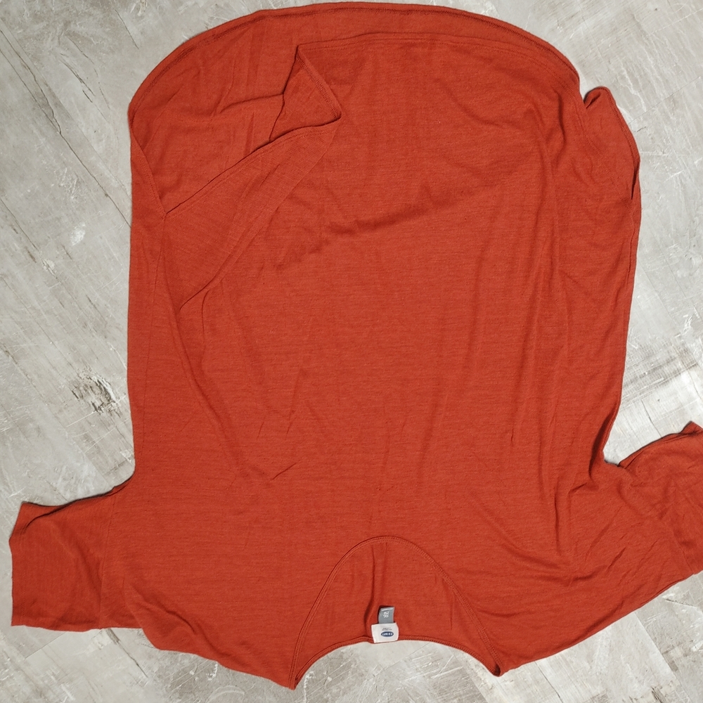 Burn orange tunic top